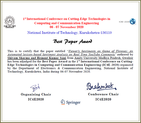 Faculty Achievement