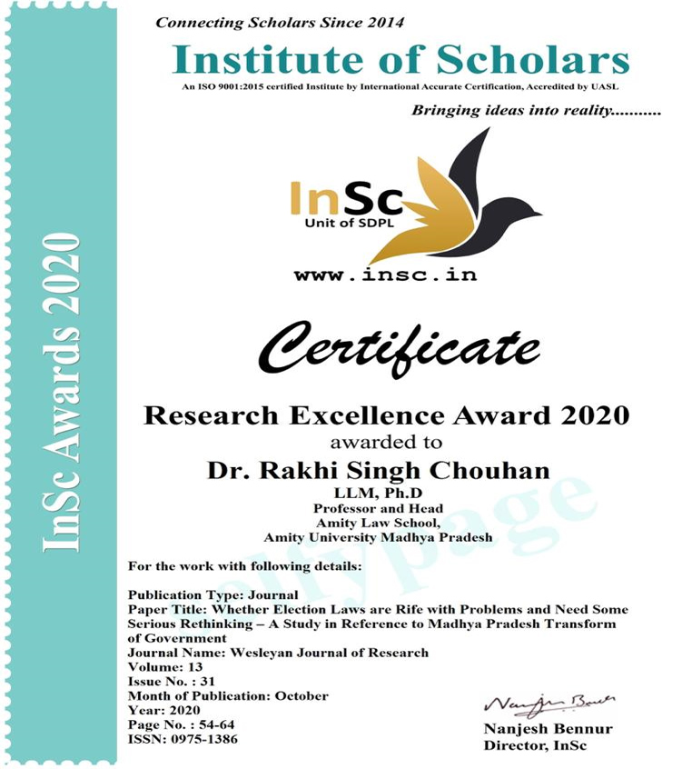Faculty Achievement